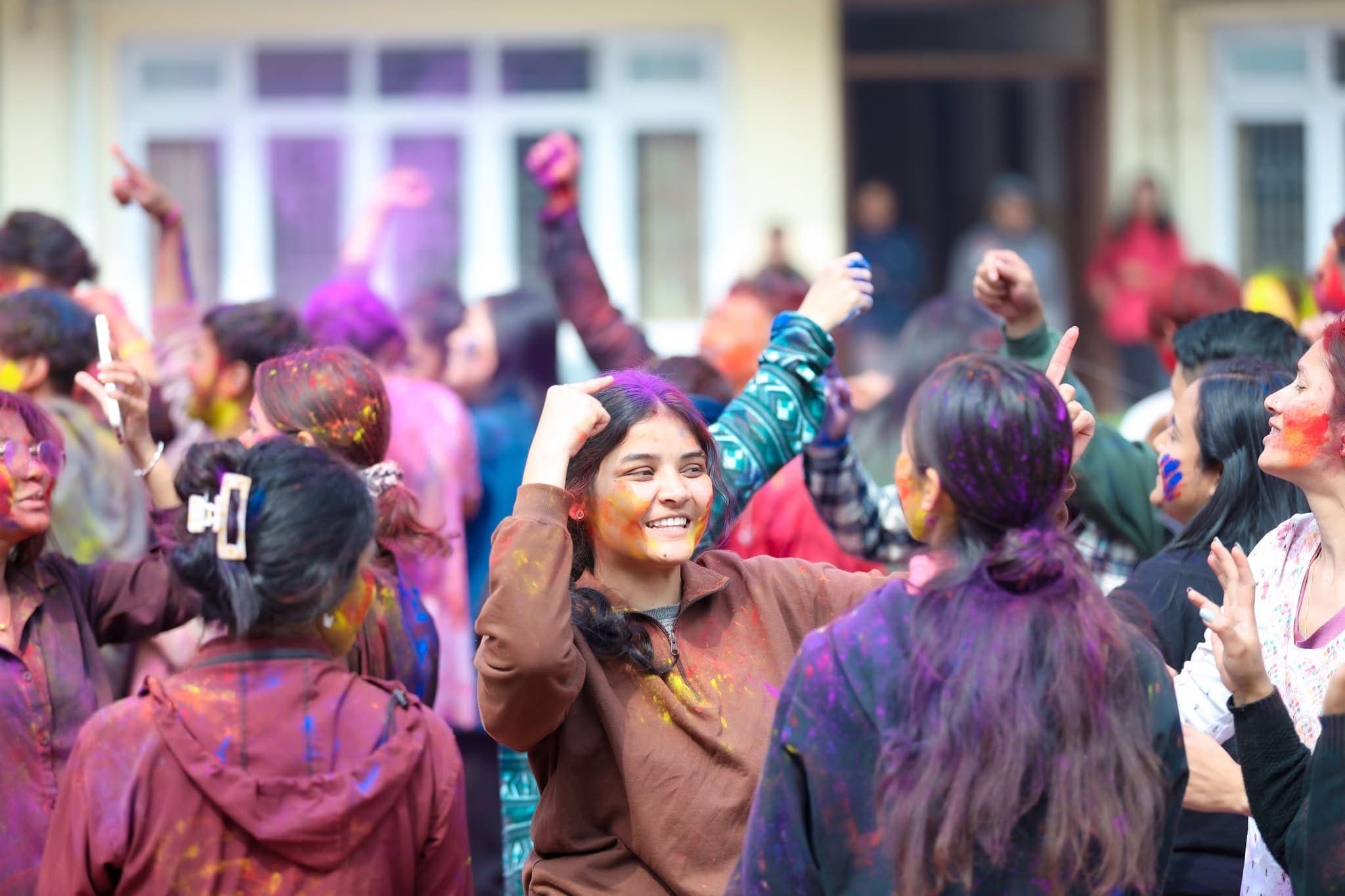 Holi Celebration - Colors Flying
