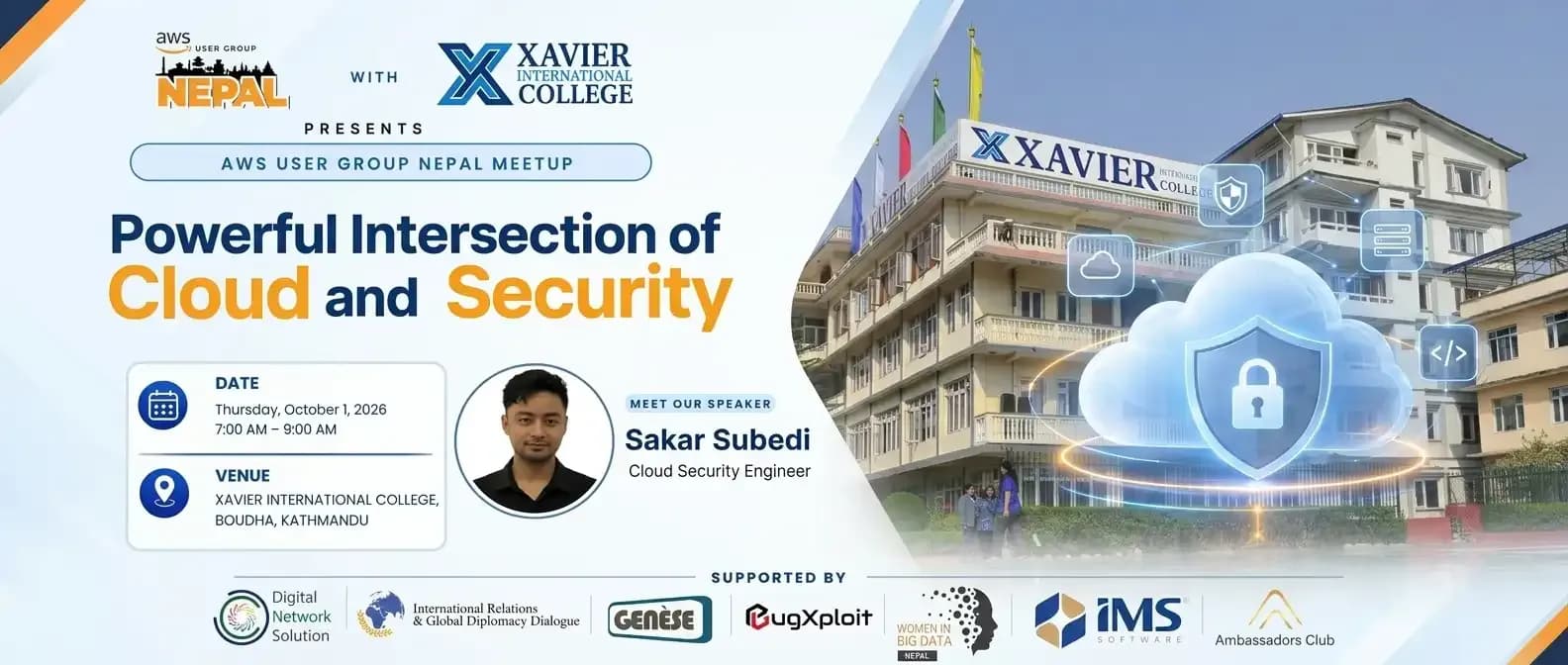 Xavier International College to Host AWS User Group Nepal Meetup on Cloud Security